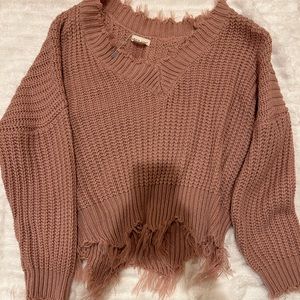 MAIN STRIP pink sweater